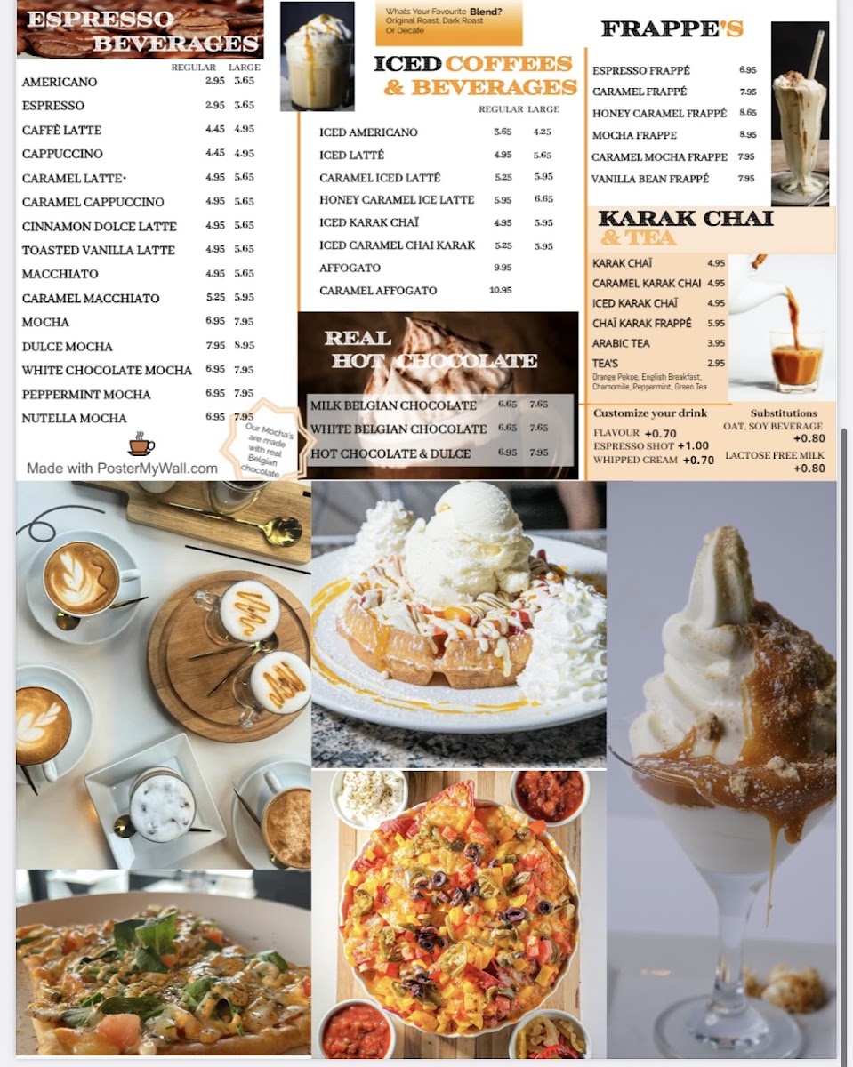 AMORA Café Menu - Image 1